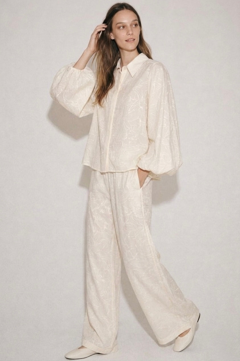 Aura Summer Set in white