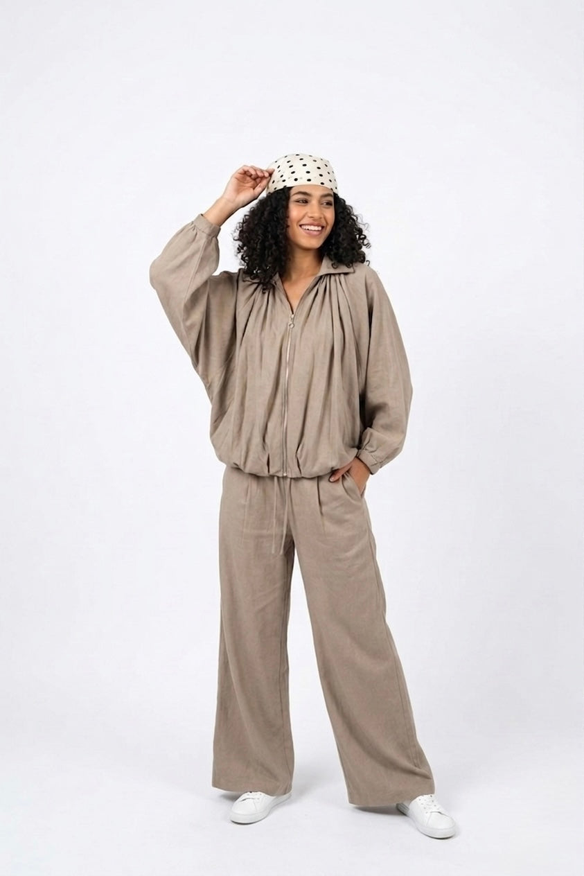 Set in beige