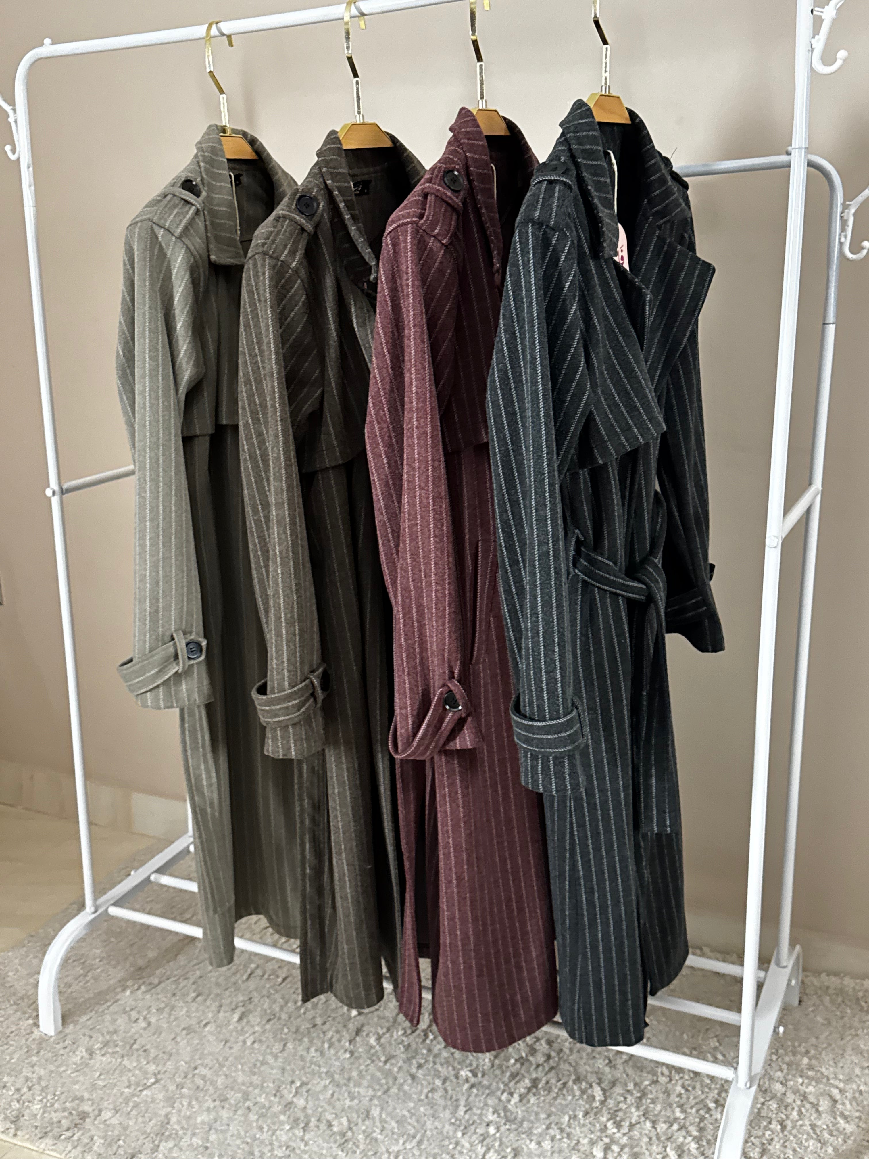 Striped coat