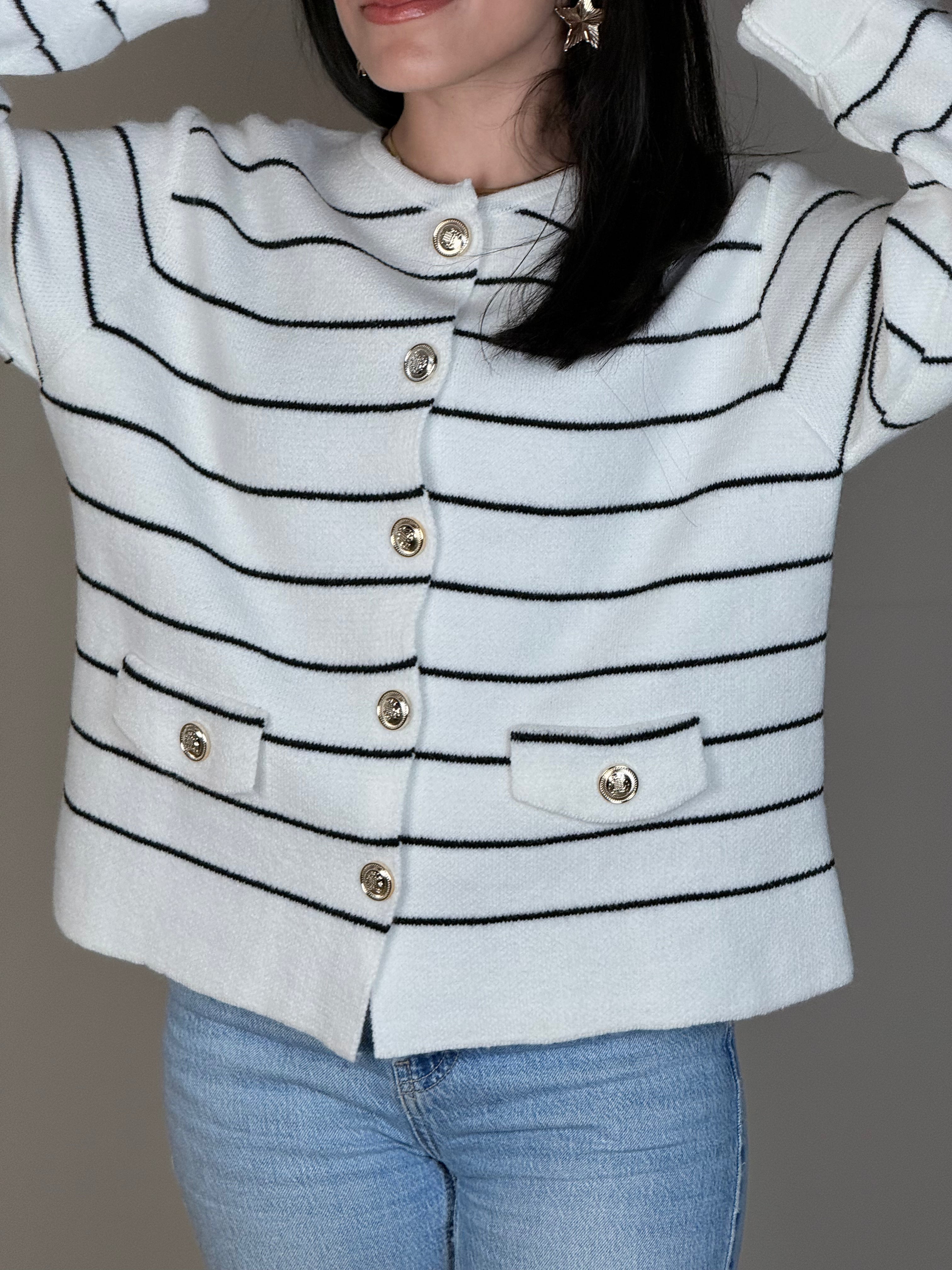 Stripped kint jacket
